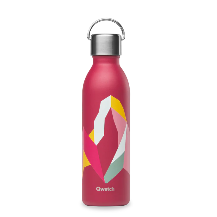 Qwetch Thermosfles active hoogte granaat 600ml